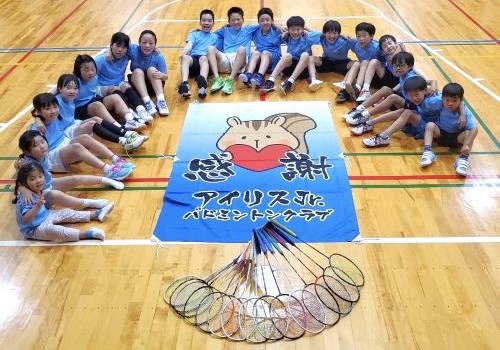 「体育館で一際輝いています！」
