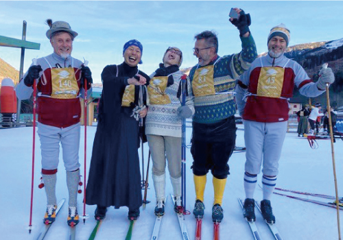 サムライスキーヤーで有名になりました