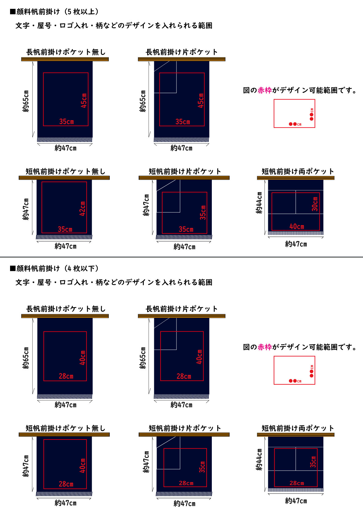 帆前掛け・前掛けのオーダー製作販売｜水野染工場