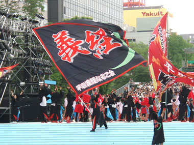 2008年よさこい-平取義経なるこ会様-2